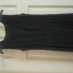 A Black and White pook a Dot Dress